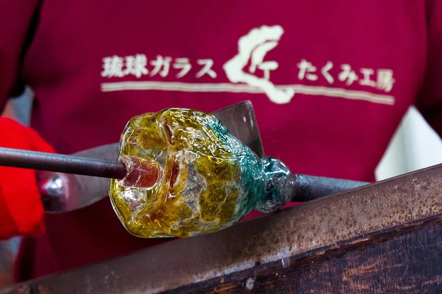 琉球硝子 おんなブルーグラス
