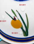 有田風鈴 四季絵（朝顔・金魚・山葡萄）