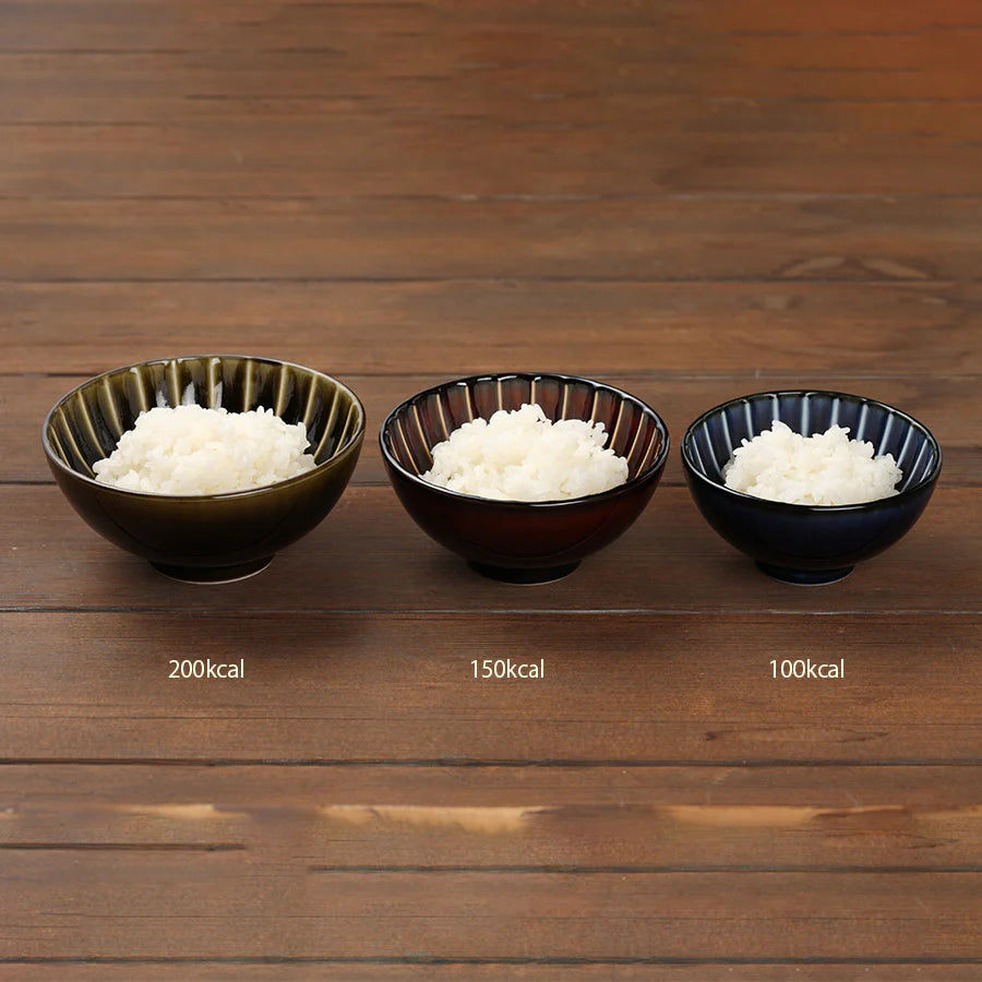 ぎやまん陶 茶碗 漆ブラウン