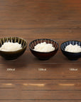 ぎやまん陶 茶碗 漆ブラウン