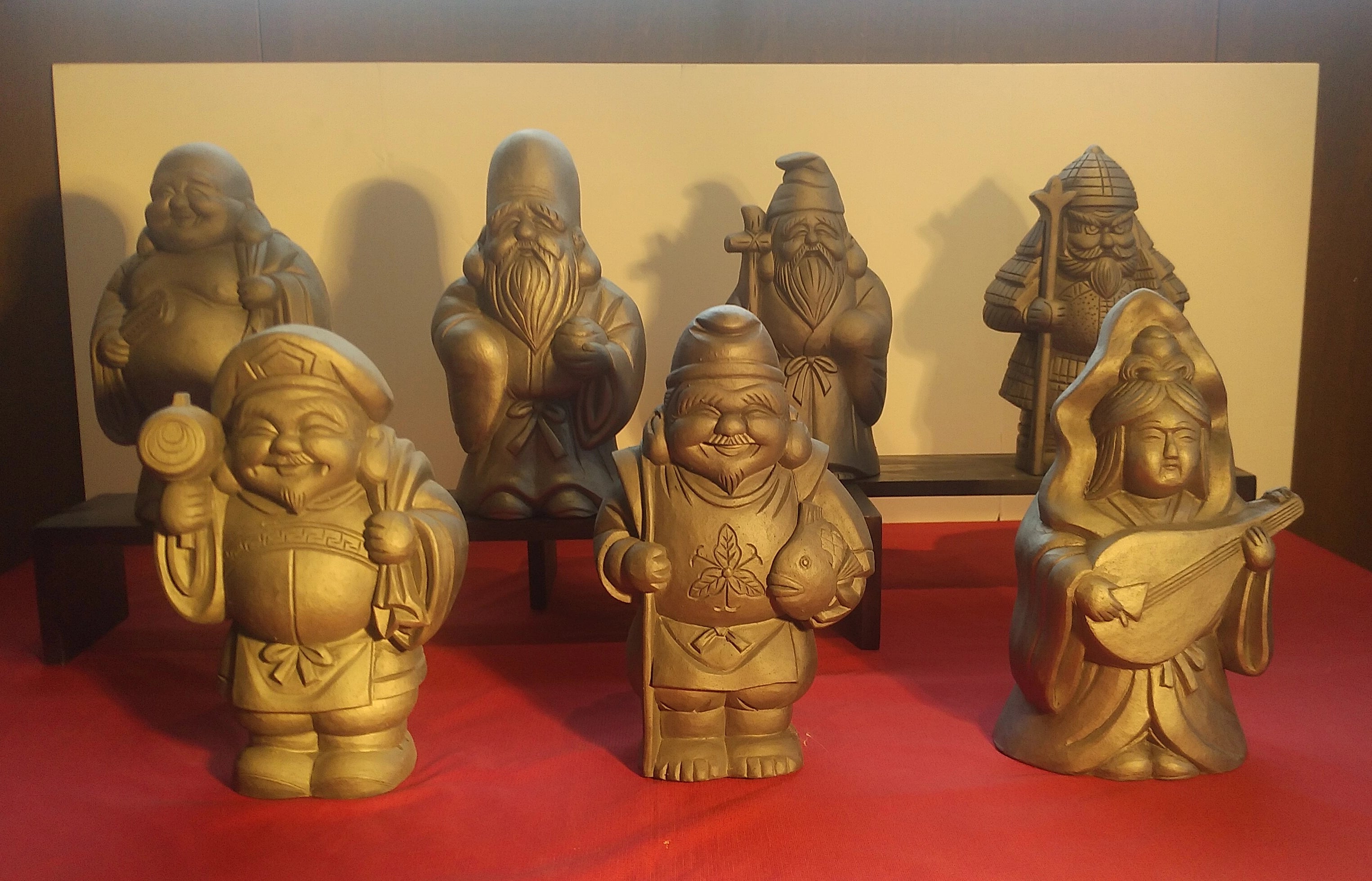 三州瓦 本磨き 七福神