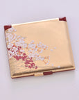 （完売）金沢箔  桜に流水　箔コンパクトミラー