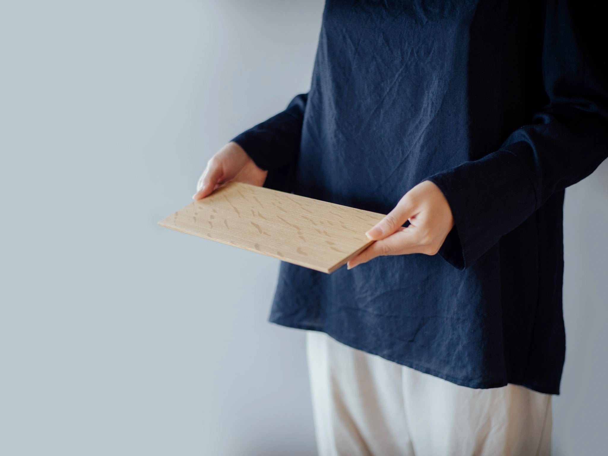 TSUKI-JIRI WOOD PLATE フラット S/M