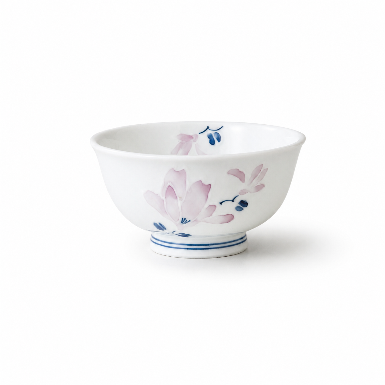 波佐見焼 夫婦茶碗 辻が花 軽量飯碗