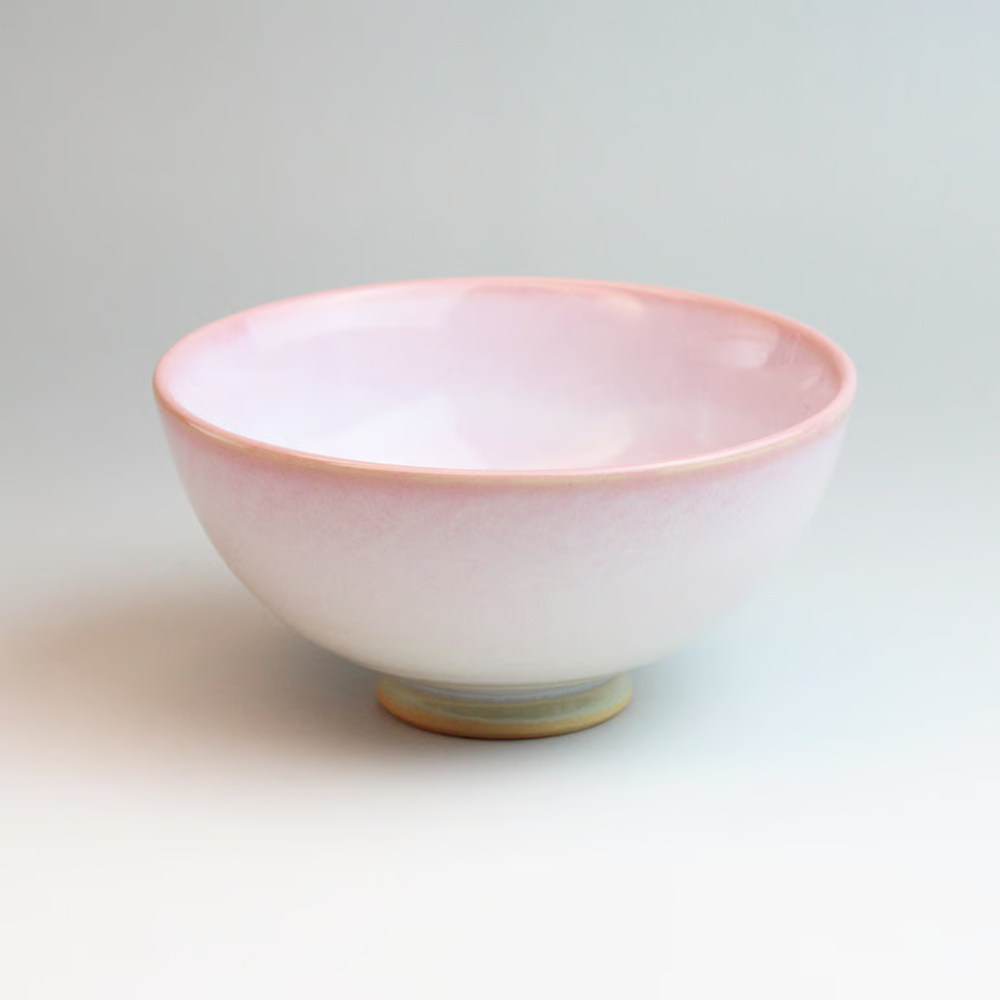 萩焼 お祝い夫婦茶碗セット つぼみ露草・桜