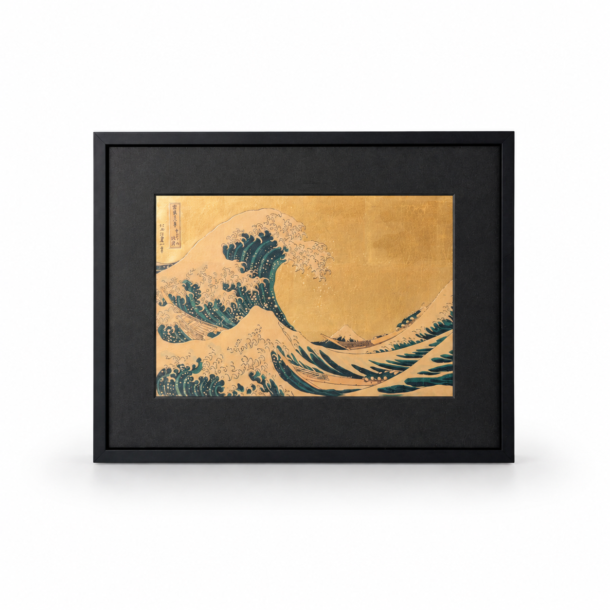 金沢箔 古絵師 箔名画シリーズ 立体額 青富士/赤富士
