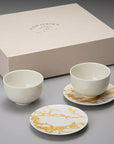 RS marble カップ&ソーサー (2個セット)