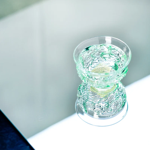 津軽びいどろ 盃12ヶ月コレクション 5月 新緑