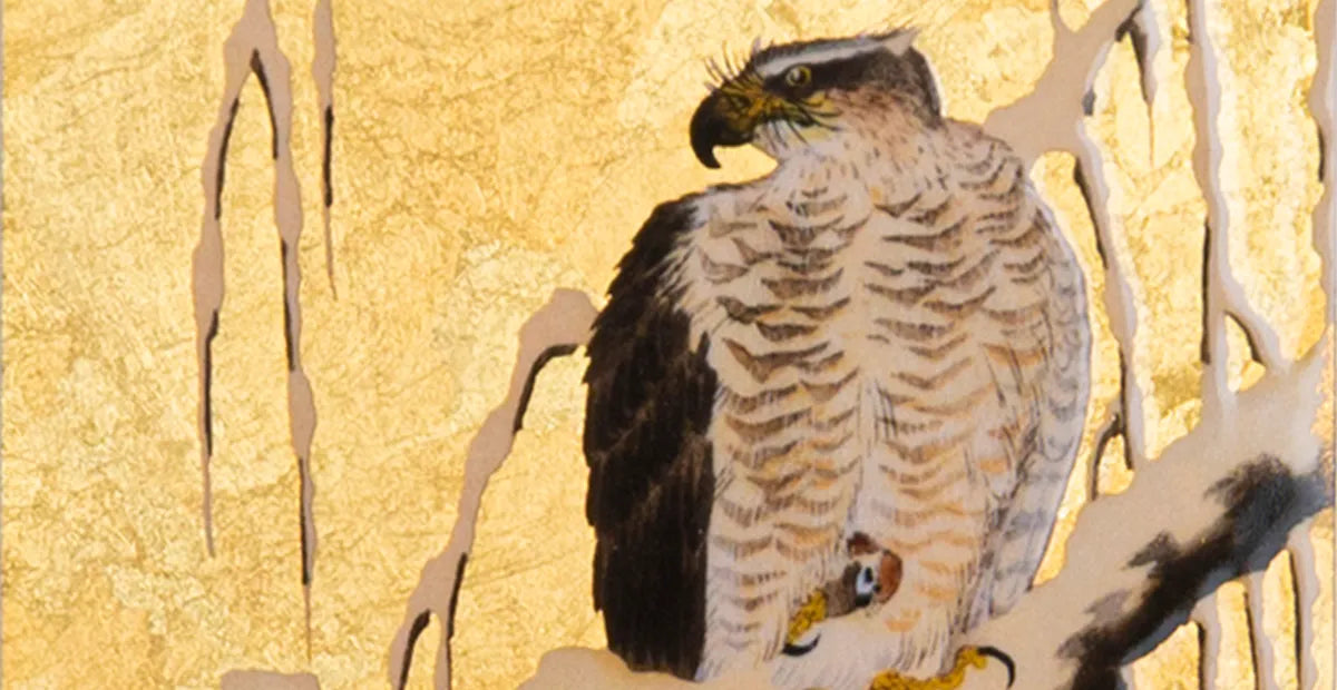 柘榴に鸚鵡 KOSON アートパネル