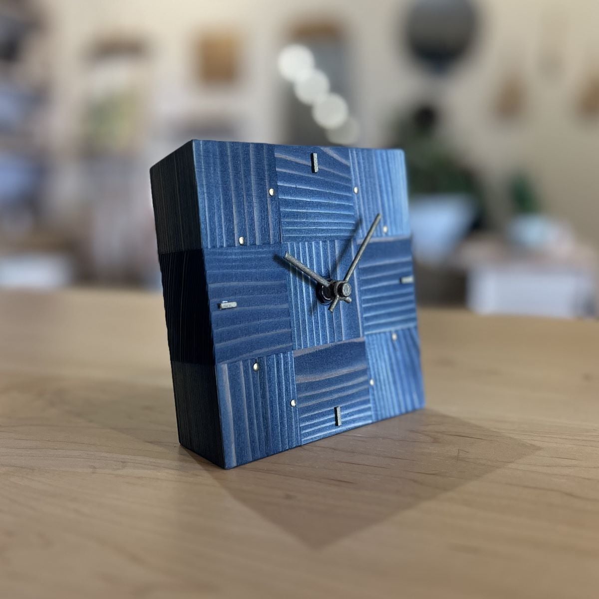 NENRIN CLOCK 大正浪漫 市松 中藍 （藍染め）S/M