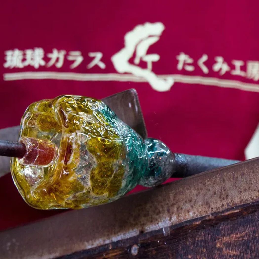 琉球硝子 おんなブルーグラス